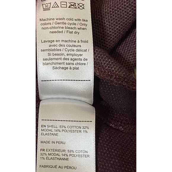 Untuckit Schrock Henley Shirt Size Large Pullover Red Maroon Streetwear Workwear - Picture 5 of 8